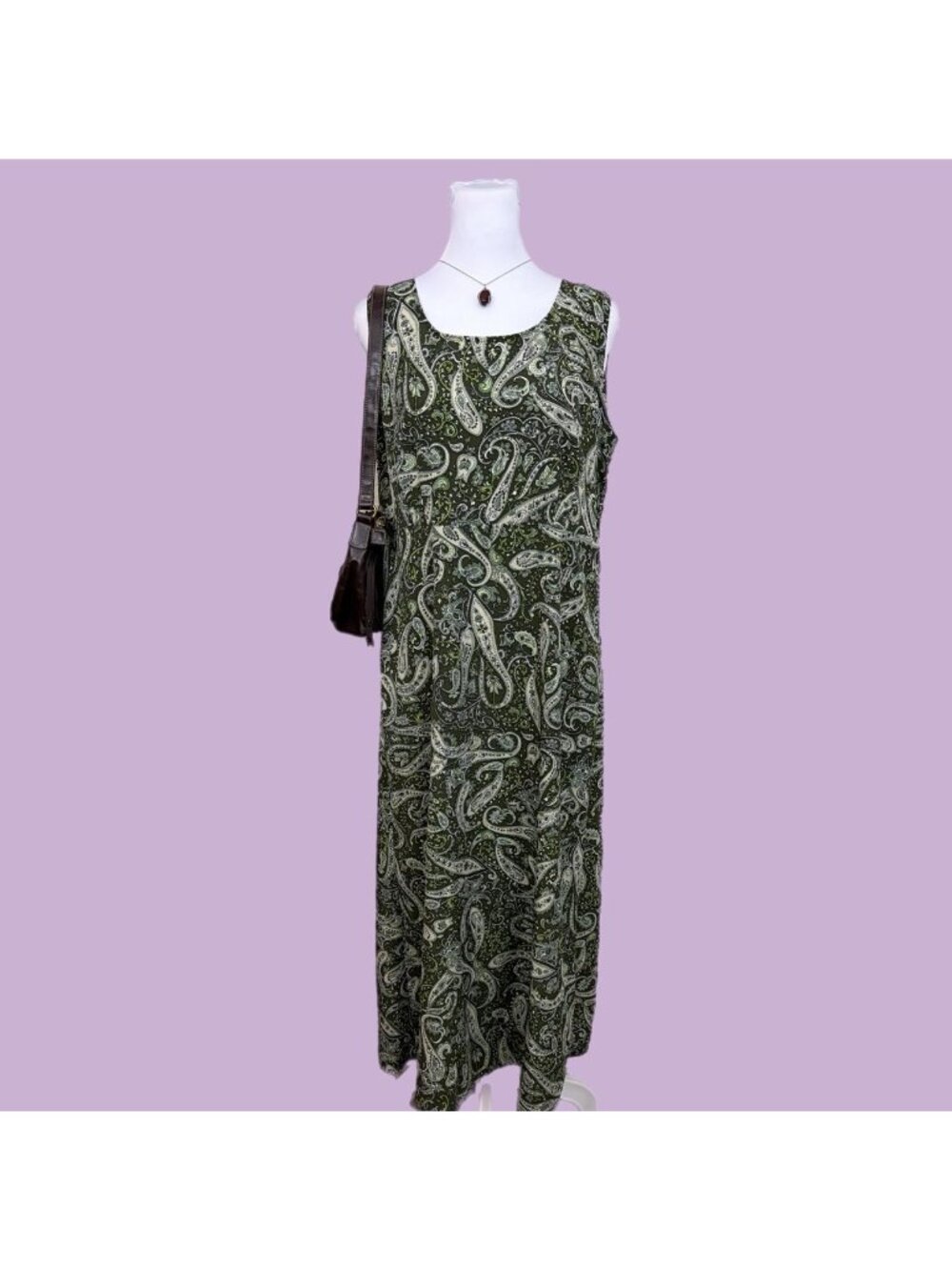 90s paisley whimsygoth dress